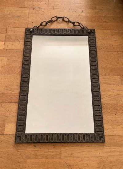 Cast Bronze Mirror