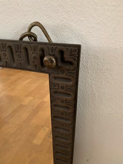 Cast Bronze Mirror