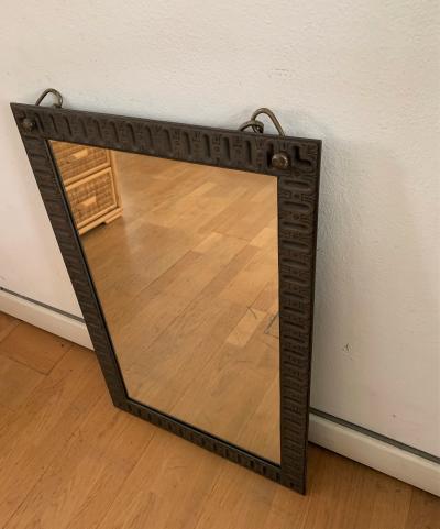 Cast Bronze Mirror