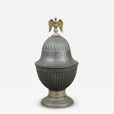 Cast Iron Covered Urn