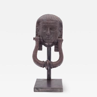 Cast Iron Egyptian Revival Door Knocker England circa 1830