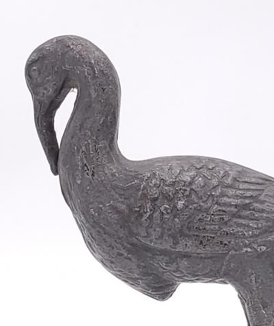 Cast Iron Stork circa 1920