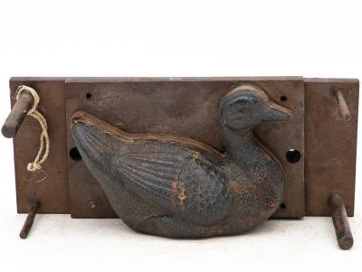 Cast Iron Toy Duck Mold England 1950s