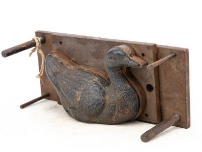 Cast Iron Toy Duck Mold England 1950s