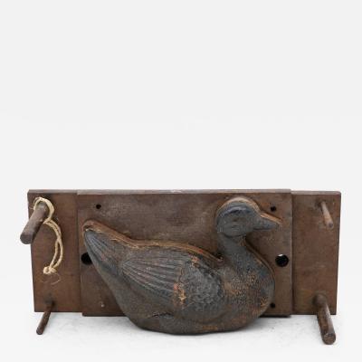 Cast Iron Toy Duck Mold England 1950s