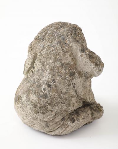 Cast Stone Elephant Garden Statue France Mid 20th C 