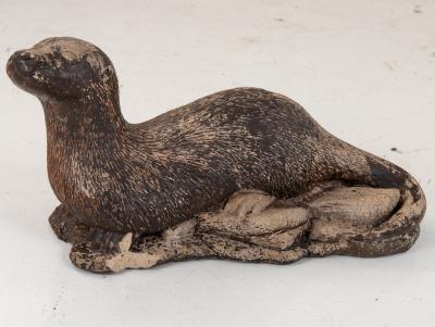 Cast Stone Otter