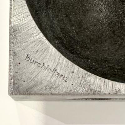 Cast aluminum Sculpture by Lorenzo Burchiellaro Italy 1970 s 