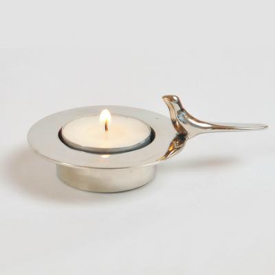 Cast bronze bird tealight holders