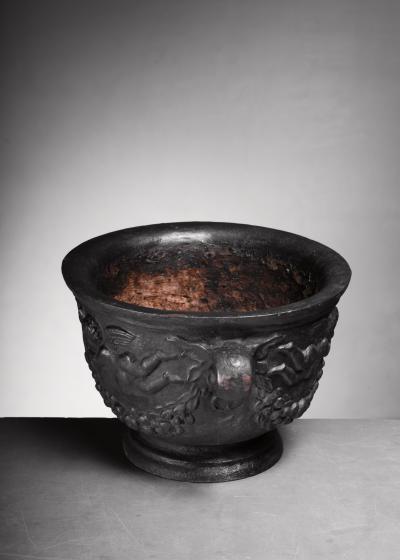 Cast iron garden urn by Byarums Bruk Sweden