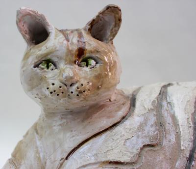 Cat sculpture 1960 Italy