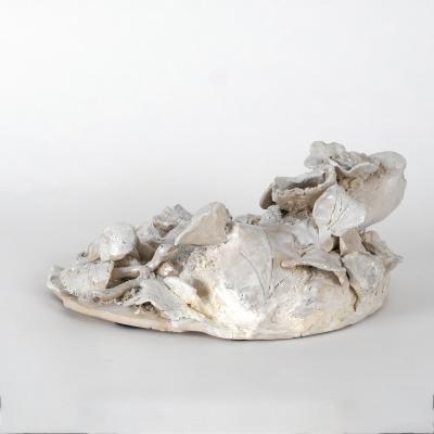 Catherine Blanc UNDERGROWTH White glazed stoneware centerpiece