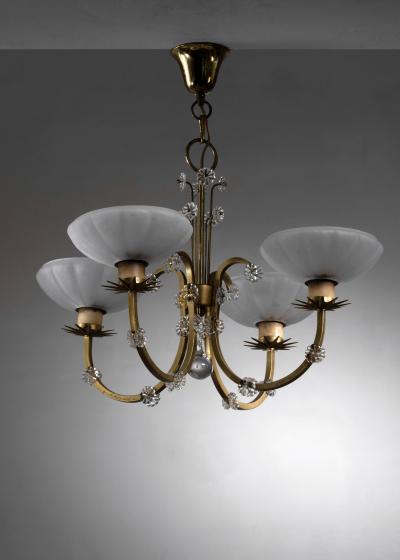 Cebe four armed chandelier
