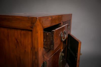 Cedar and Burl Wood Cabinet
