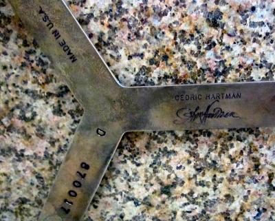 Cedric Hartman Bronze And Granite Top Table Cedric Hartman