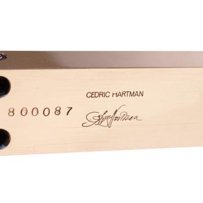 Cedric Hartman Cedric Hartman Iconic Reading Lamp in Polished Brass 1980s Signed 