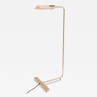 Cedric Hartman Cedric Hartman Iconic Reading Lamp in Polished Brass 1980s Signed 