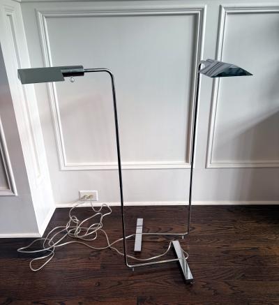 Cedric Hartman Pair Of Adjustable IUWV Floor Lamps by Cedric Hartman