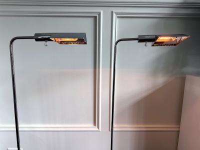 Cedric Hartman Pair Of Adjustable IUWV Floor Lamps by Cedric Hartman