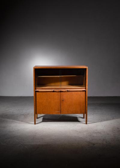 Cees Braakman Cees Braakman early Cupboard or Bar in Oak Netherlands 1940s 50s