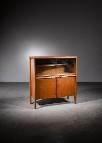Cees Braakman Cees Braakman early Cupboard or Bar in Oak Netherlands 1940s 50s