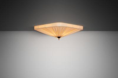 Ceiling Lamp with Brass Finial Finland Mid 20th Century