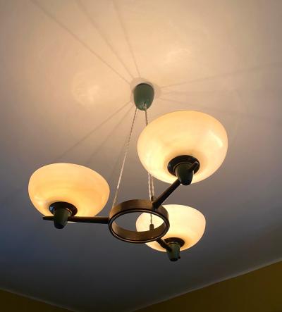 Ceiling Light with 3 Murano Glasses
