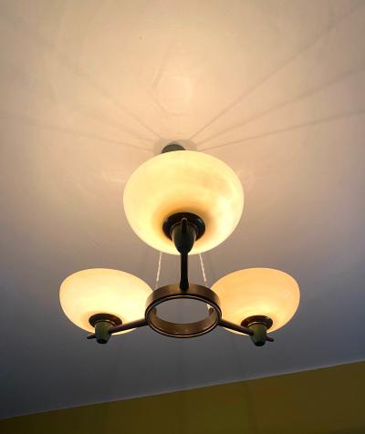 Ceiling Light with 3 Murano Glasses