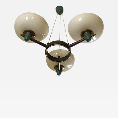 Ceiling Light with 3 Murano Glasses