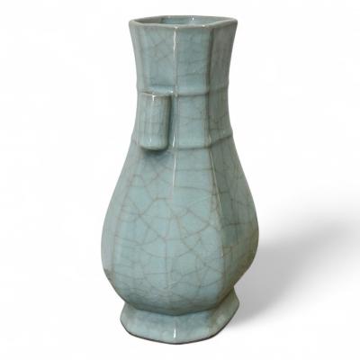 Celadon Crackle Glaze Vase