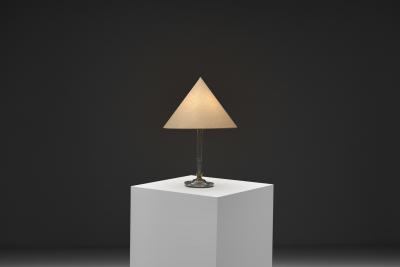 Celestine Andersson Tin Table Lamp by Celestine Andersson Sweden First half of the 20th Century