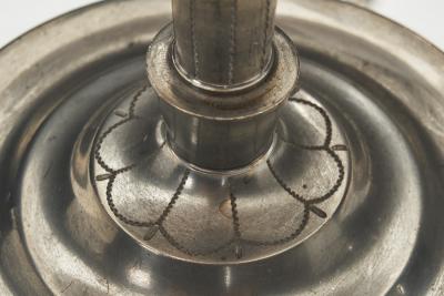 Celestine Andersson Tin Table Lamp by Celestine Andersson Sweden First half of the 20th Century
