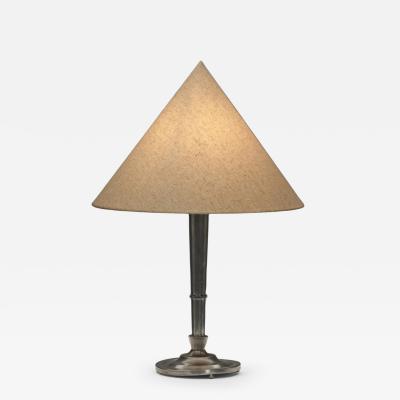 Celestine Andersson Tin Table Lamp by Celestine Andersson Sweden First half of the 20th Century