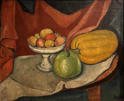 Celso Lagar Still Life with Squashes and Fruits