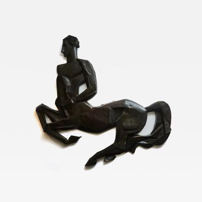 Centaurus vintage wall sculpture