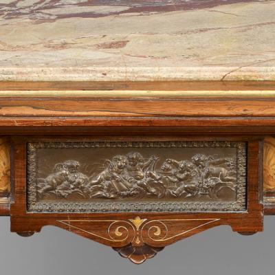 Center Table with Marble Top Attributed to Pottier and Stymus New York