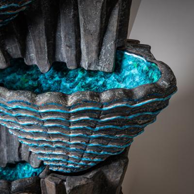 Ceramic Indoor Fountain likely Venice San Polo Mid 20th Century