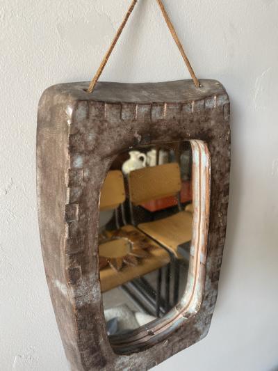 Ceramic Mirror France 1960s