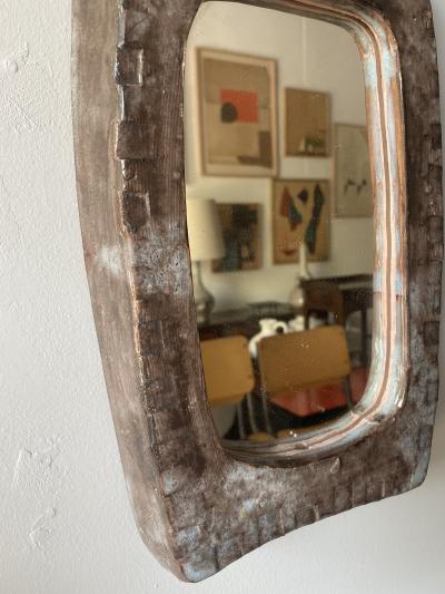 Ceramic Mirror France 1960s