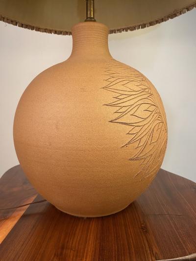 Ceramic Sun Lamp by Larry Terry Brown