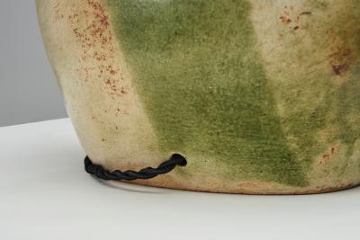 Ceramic Table Lamp with Illustrative Details Europe ca 1960s