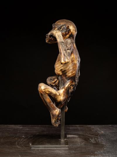 Ceremonial mummified monkey