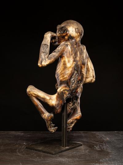 Ceremonial mummified monkey