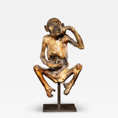 Ceremonial mummified monkey
