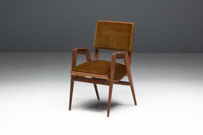 Cerused Art Deco Armchair France 1940s