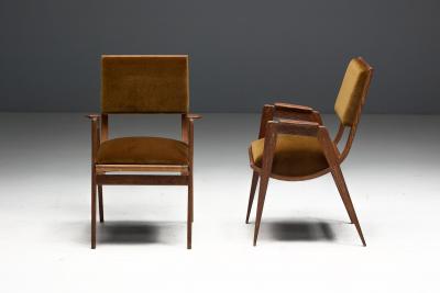 Cerused Art Deco Armchair France 1940s