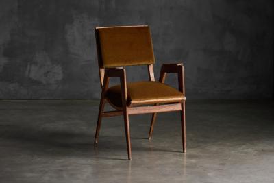 Cerused Art Deco Armchair France 1940s