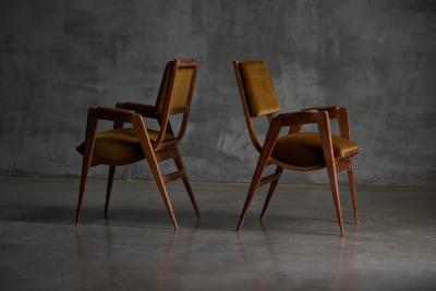 Cerused Art Deco Armchair France 1940s