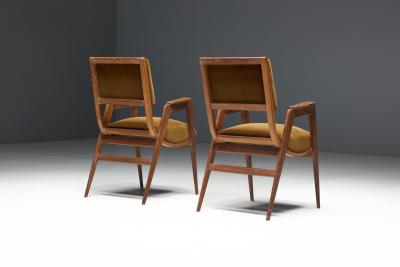 Cerused Art Deco Armchair France 1940s