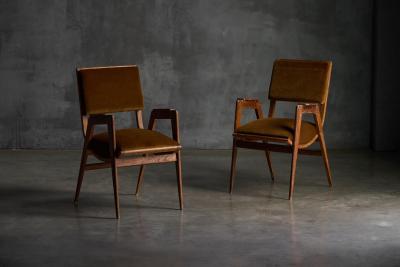 Cerused Art Deco Armchair France 1940s